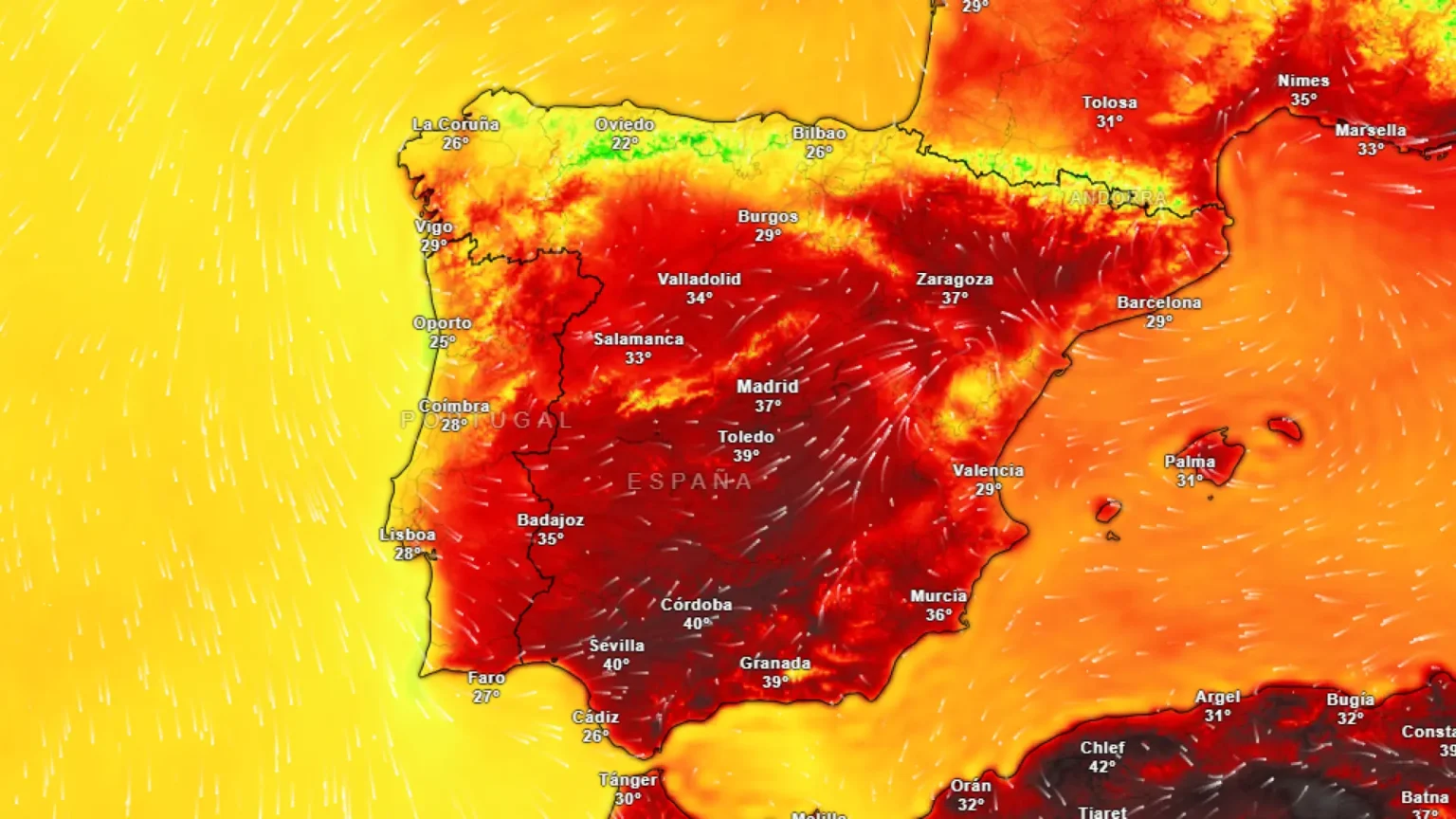 Aemet advierte de posible tercera ola de calor con temperaturas de hasta 44 ºC en España