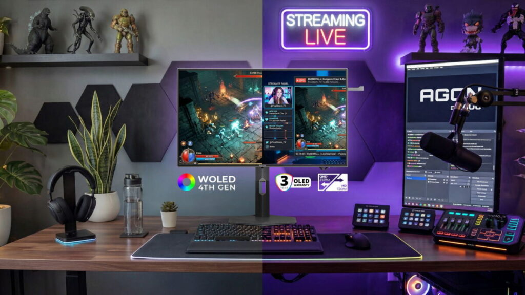 AOC presenta monitor gaming AGON con tecnología WOLED, resolución QHD y 540 Hz de tasa de refresco AOC presenta monitor gaming AGON con tecnología WOLED, resolución QHD y 540 Hz de tasa de refresco