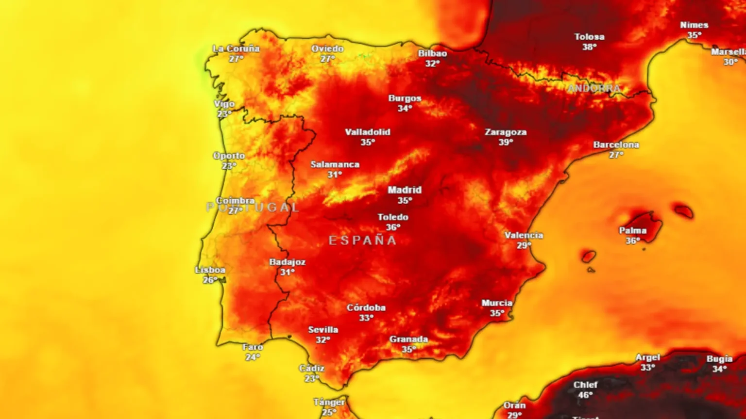 Una DANA traerá tormentas fuertes y polvo del Sáhara a España durante el fin de semana
