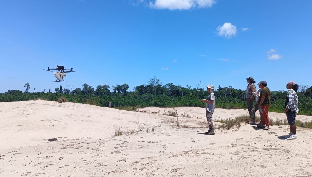 Nueva tecnología de drones busca revolucionar la reforestación de la Amazonia Nueva tecnología de drones busca revolucionar la reforestación de la Amazonia
