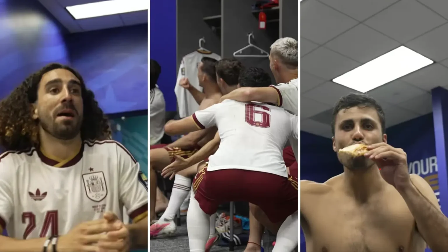 Selección española celebra con euforia y pizza su pase a la final del Mundial tras vencer a Francia