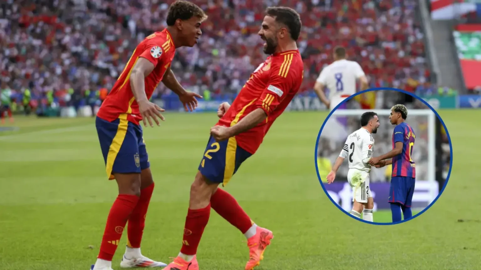 Lamine Yamal revela que no mantiene contacto con Dani Carvajal tras los enfrentamientos en los Clásicos Lamine Yamal revela que no mantiene contacto con Dani Carvajal tras los enfrentamientos en los Clásicos