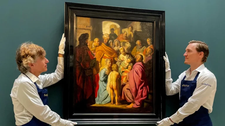 Obra atribuida a Rembrandt se vende por 9.3 millones de euros en subasta londinense