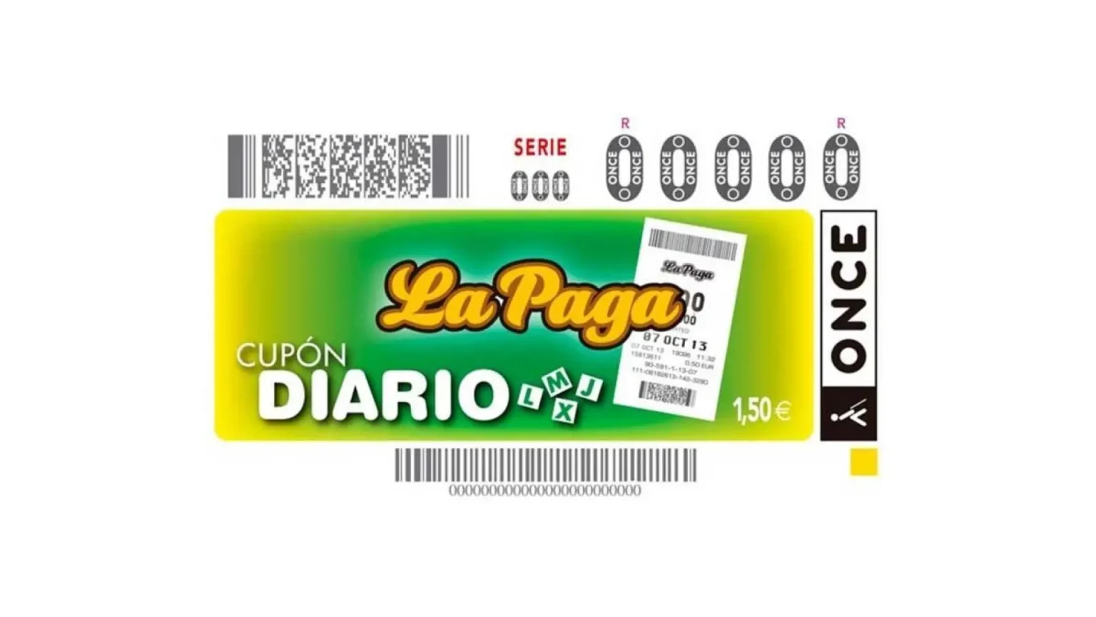 El número 69233 resultó premiado en el sorteo de la ONCE del jueves 6 de julio El número 69233 resultó premiado en el sorteo de la ONCE del lunes 6 de julio