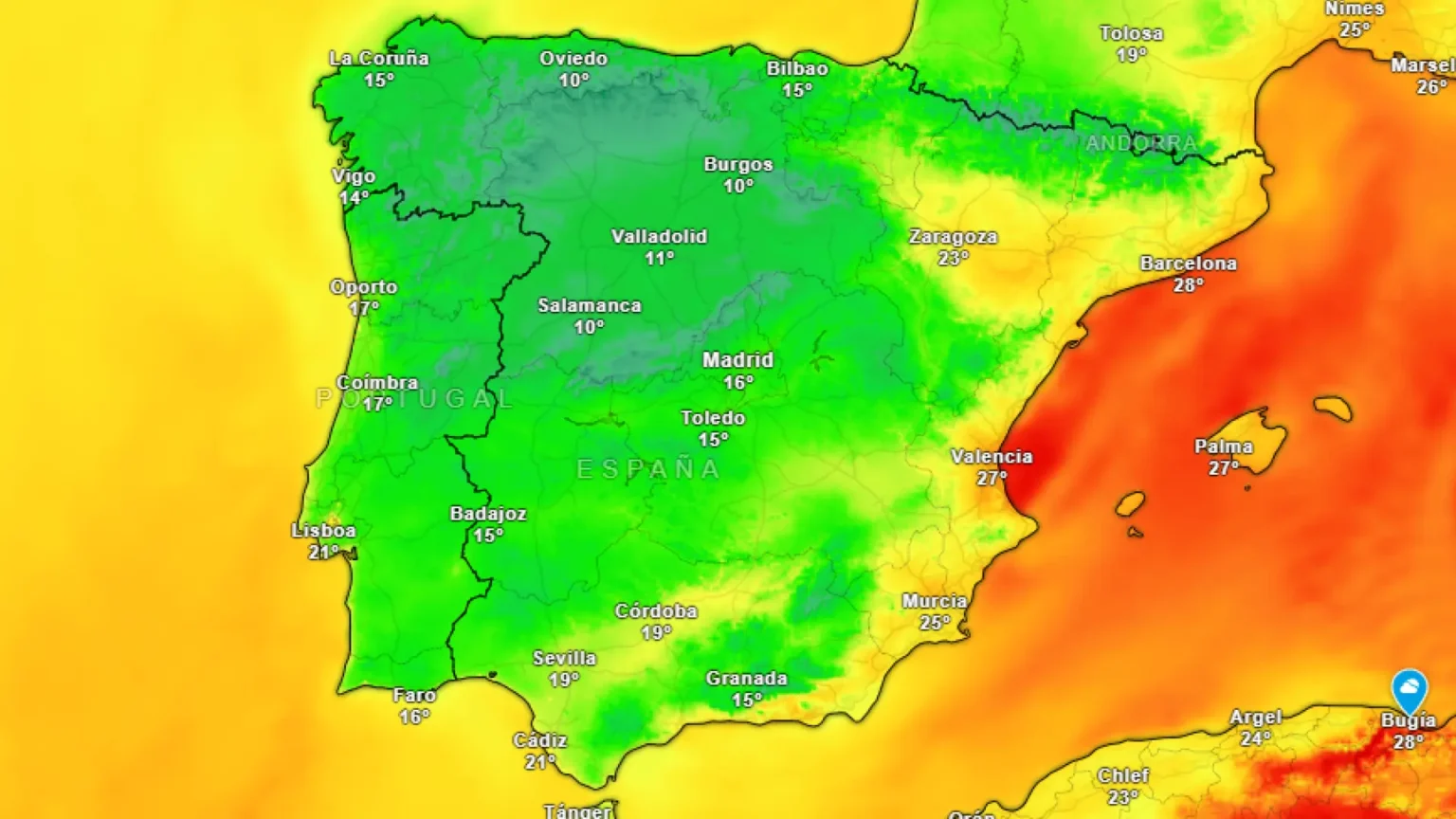 Al menos 13 capitales de España registrarán temperaturas por debajo de 10°C este martes por la mañana Al menos 13 capitales de España registrarán temperaturas por debajo de 10°C este viernes por la mañana