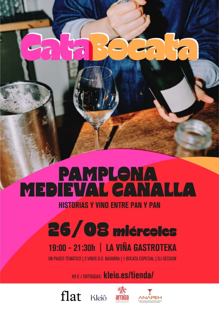 Pamplona estrena Cata Bocata, un formato que une historia, vino y gastronomía para conocer la ciudad Pamplona estrena Cata Bocata, un formato que une historia, vino y gastronomía para conocer la ciudad