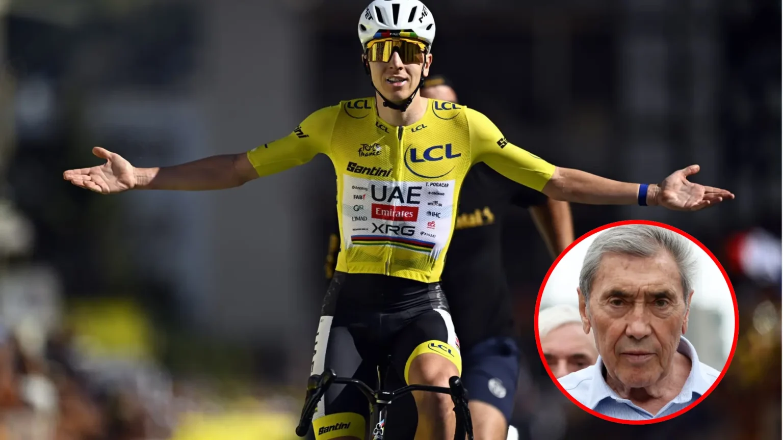 Eddy Merckx asegura que Tadej Pogacar superará el récord de victorias en el Tour de Francia Eddy Merckx asegura que Tadej Pogacar superará el récord de victorias en el Tour de Francia