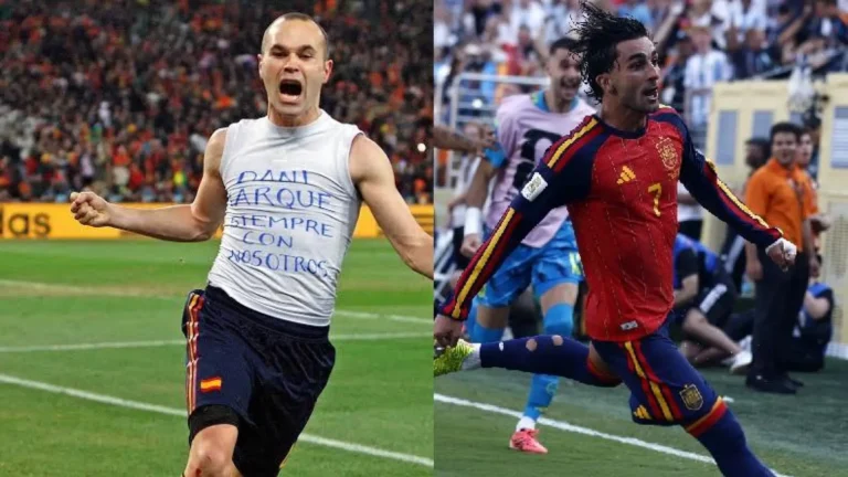 El gol de Ferran Torres que dio el Mundial a España repite las características del histórico tanto de Iniesta en 2010 El gol de Ferran Torres que dio el Mundial a España repite las características del histórico tanto de Iniesta en 2010