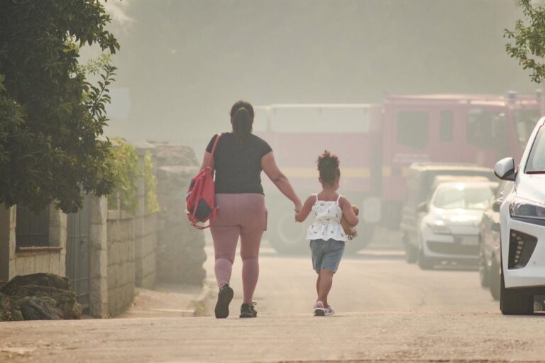 Cierran carretera entre El Tiemblo y Cebreros por incendio forestal en Ávila Cierran carretera entre El Tiemblo y Cebreros por incendio forestal en Ávila