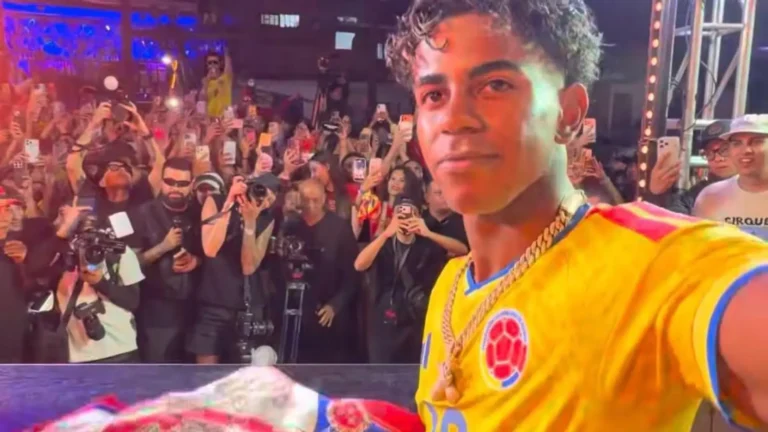 Lamine Yamal visita Colombia en sus vacaciones y canta con Ryan Castro en la Comuna 13 de Medellín