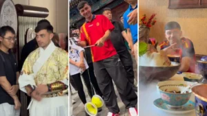 Pedri disfruta vacaciones en China junto a su familia tras ganar el Mundial Pedri disfruta vacaciones en China junto a su familia tras ganar el Mundial