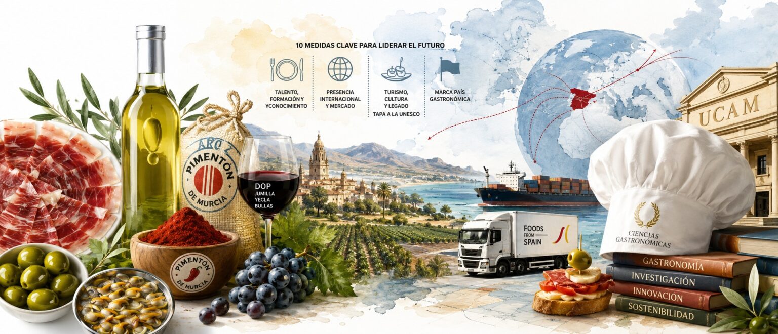 Murcia se posiciona como pieza central del nuevo Plan Internacional de Gastronomía Española Murcia se posiciona como pieza central del nuevo Plan Internacional de Gastronomía Española