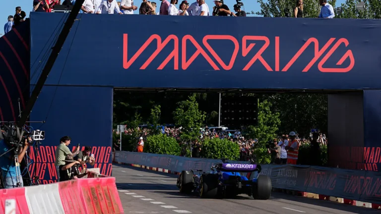 El circuito de Madrid presenta La Monumental, una curva peraltada de 547 metros que será la más larga de su trazado El circuito de Madrid presenta La Monumental, una curva peraltada de 547 metros que será la más larga de su trazado