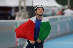 Italia conquista los Juegos Mundiales de Patinaje 2026; Colombia y España completan el podio El velocista italiano Duccio Marsili